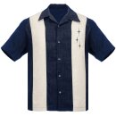 Steady Clothing Vintage Bowling Shirt - Three Star...