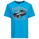 King Kerosin Maglietta - California Greaser Blu
