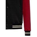 King Kerosin College Jacke - Blanko Schwarz M