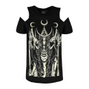 Restyle Ladies T-Shirt - Godess Hecate Cold Shoulder