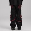 Punk Rave Trousers - Bonded Red