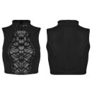 Punk Rave Crop Top - Seductress