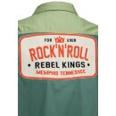 King Kerosin Carreras Hemd - RockNRoll Rebel Kings