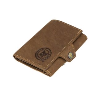 Jacks Inn 54 Leather wallet - Fuzzy Brown