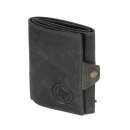 Jacks Inn 54 Leather wallet - Fuzzy Black