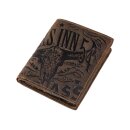 Jacks Inn 54 Leather wallet - Way Brown