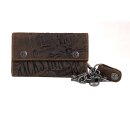 Jacks Inn 54 Leather wallet - Brandy Brown