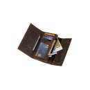 Jacks Inn 54 Leather wallet - Brandy Brown