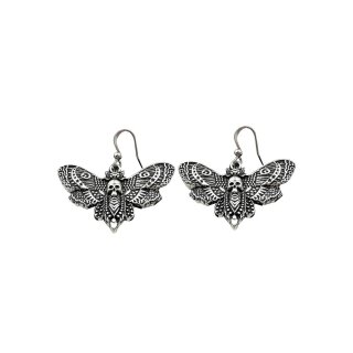 Easure Earrings - Skull Moth