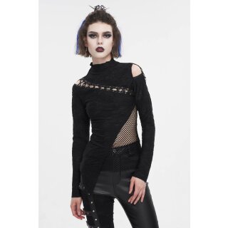 Devil Fashion Langarm Top - Eclipse of Shadows