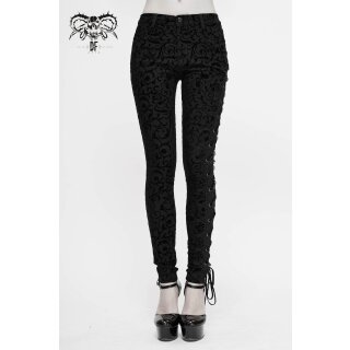 Devil Fashion Hose - Velvet Lace