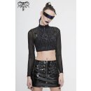 Devil Fashion Crop Top - Cyber Abyss