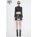 Devil Fashion Crop Top - Cyber Abyss