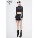 Devil Fashion Crop Top - Cyber Abyss