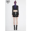 Devil Fashion Crop Top - Cyber Abyss