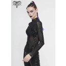 Devil Fashion Langarm Mesh Top - Cyber Circuit