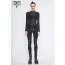 Devil Fashion Langarm Mesh Top - Cyber Circuit