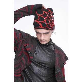 Devil Fashion Bonnet tricoté - Web of Night