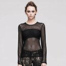 Devil Fashion Langarm Mesh T-Shirt - Shadow Weaver