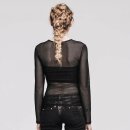 Devil Fashion Langarm  Mesh T-Shirt - Shadow Weaver