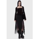 KILLSTAR Long sleeve velvet top - Heliria