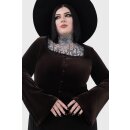 KILLSTAR Long sleeve velvet top - Heliria