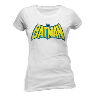 Batman Girls T-Shirt - Retro Logo S