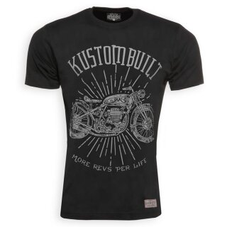 T-Shirt King Kerosin - More Revs Motorcycle Black M
