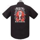 Sun Records di Steady Clothing Worker Shirt - Rockabilly...