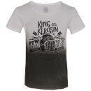King Kerosin Dip-Dye T-Shirt - Ride Fast, Die Last...