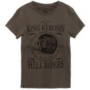 King Kerosin Camiseta de acuarela - Speed Demons Olive Green