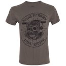King Kerosin Watercolour T-Shirt - Lone Riders Olivgrün