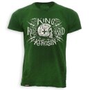King Kerosin Batik Vintage T-Shirt - Team 666 Grün
