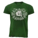 King Kerosin Batik Vintage T-Shirt - Team 666 Green