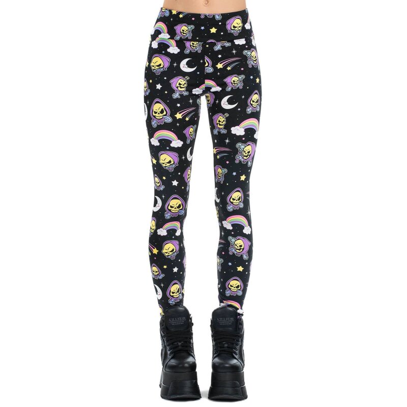 Killstar Samt Leggings - Hematite, € 34,90