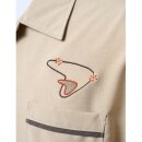 Steady Clothing Vintage Bowling Shirt - The Boomer Beige