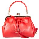Banned Retro Handbag - Lockwood Bow Red