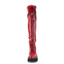 DemoniaCult Overknee Boots - Emily-375 Red